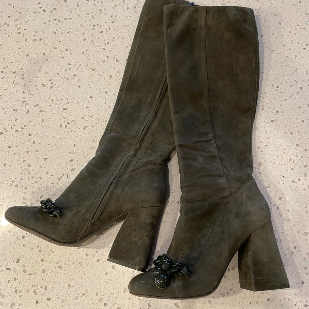 Michael Kors tall suede boots